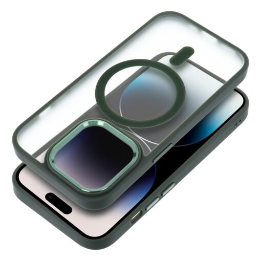 MATTE MAG COVER case compatible with MagSafe for IPHONE 11 green – Bild 3