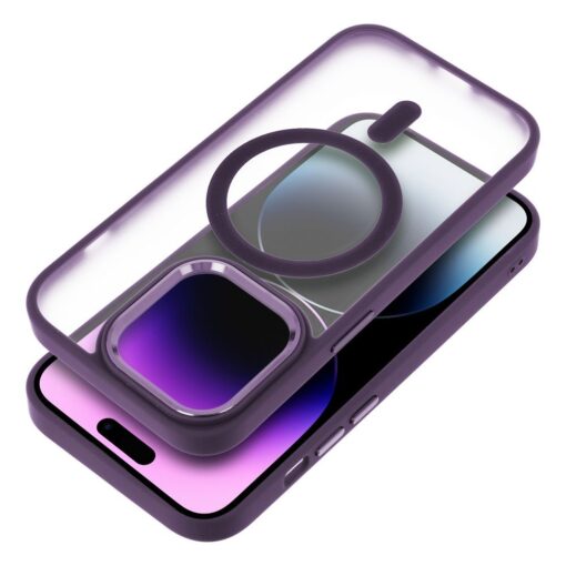 MATTE MAG COVER case compatible with MagSafe for IPHONE 11 Pro purple