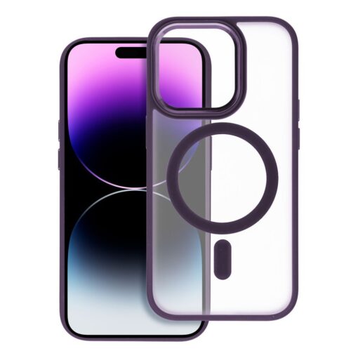 MATTE MAG COVER case compatible with MagSafe for IPHONE 11 Pro purple – Bild 3