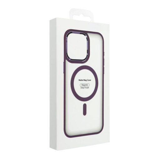 MATTE MAG COVER case compatible with MagSafe for IPHONE 11 Pro purple – Bild 7
