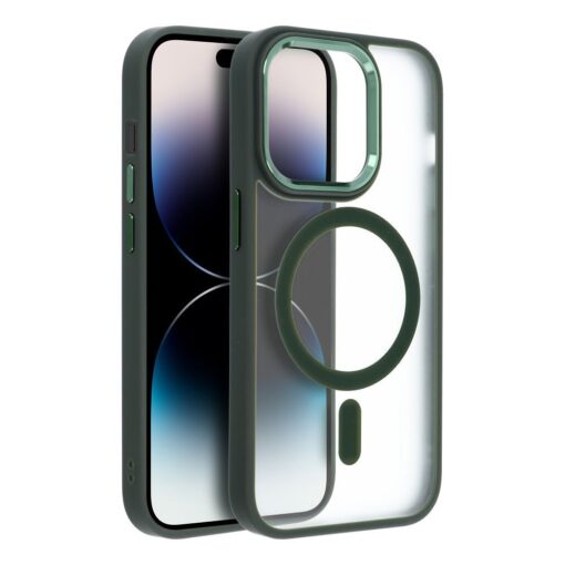 MATTE MAG COVER case compatible with MagSafe for IPHONE 11 Pro Max green – Bild 4