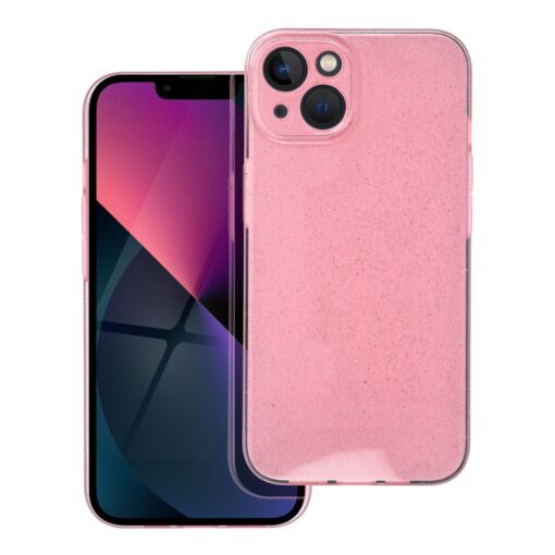 CLEAR Handyhülle 2 mm BLINK für IPHONE 13 rosa