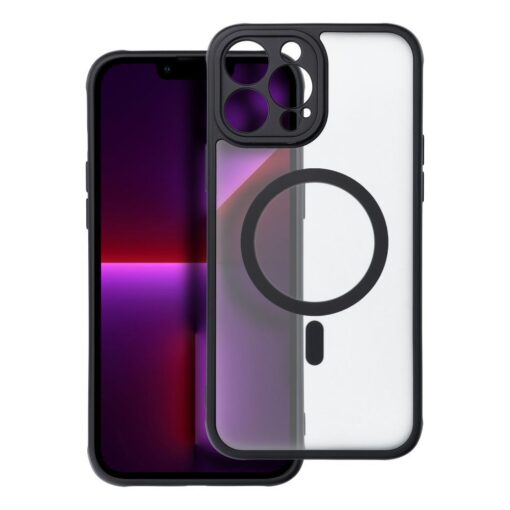 Handyhülle MATTE MAG COVER kompatibel mit MagSafe für IPHONE 13 Pro Max schwarz