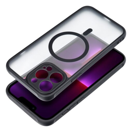 Handyhülle MATTE MAG COVER kompatibel mit MagSafe für IPHONE 13 Pro Max schwarz – Bild 7