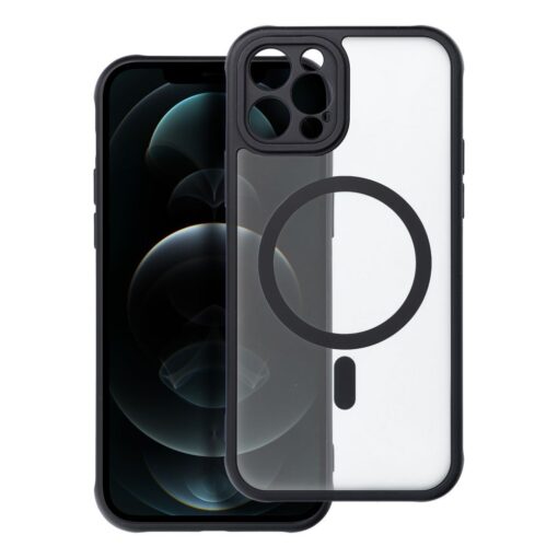 FULL MATTE MAG COVER kompatibel mit MagSafe für IPHONE 12 Pro schwarz