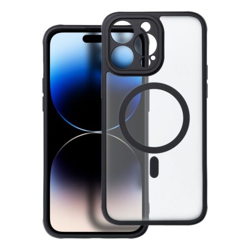 Handyhülle MATTE MAG COVER kompatibel mit MagSafe für IPHONE 14 Pro Max schwarz
