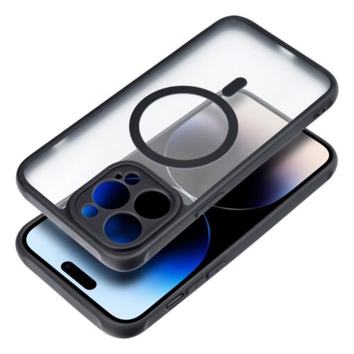 Handyhülle MATTE MAG COVER kompatibel mit MagSafe für IPHONE 14 Pro Max schwarz – Bild 7