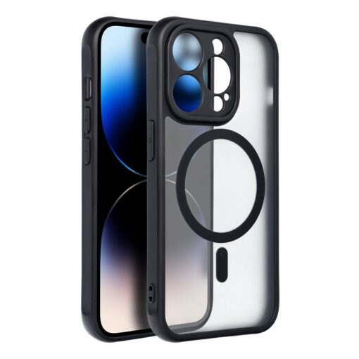 Handyhülle MATTE MAG COVER kompatibel mit MagSafe für IPHONE 14 Pro schwarz – Bild 8