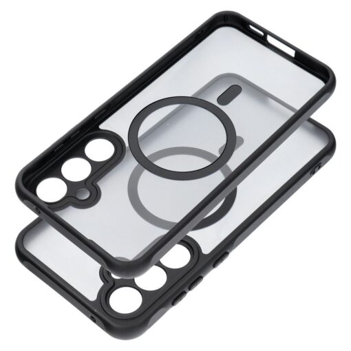 FULL MATTE MAG COVER Handyhülle kompatibel mit MagSafe für SAMSUNG A55 schwarz – Bild 8