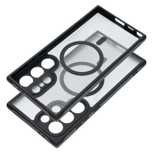 FULL MATTE MAG COVER Handyhülle kompatibel mit MagSafe für SAMSUNG S24 Ultra schwarz – Bild 8