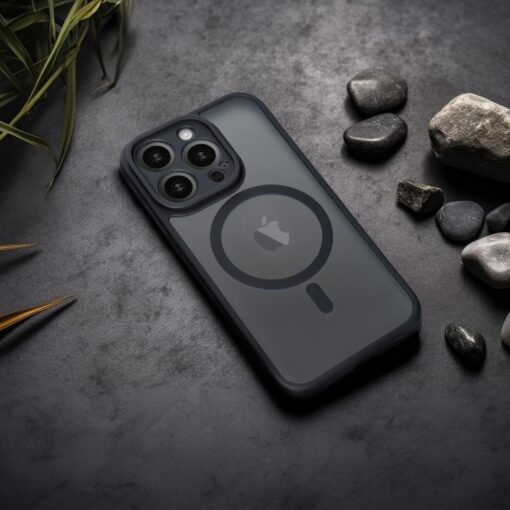 FULL MATTE MAG COVER Handyhülle kompatibel mit MagSafe für SAMSUNG A36 schwarz – Bild 7