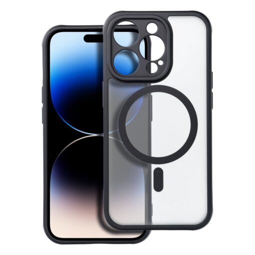 FULL MATTE MAG COVER kompatibel mit MagSafe für XIAOMI REDMI NOTE 14 PRO 5G schwarz – Bild 3