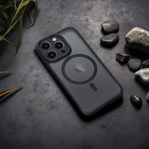 FULL MATTE MAG COVER kompatibel mit MagSafe für XIAOMI REDMI NOTE 14 PRO 5G schwarz – Bild 7