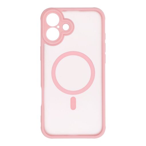 FULL MATTE MAG COVER case compatible with MagSafe for IPHONE 13 jasny różowy