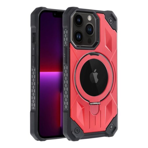 ARMOR MAG COVER kompatibel mit MagSafe für IPHONE 13 Pro rot – Bild 10