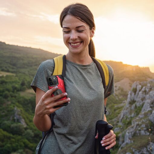 ARMOR MAG COVER kompatibel mit MagSafe für IPHONE 15 Pro Max rot – Bild 4