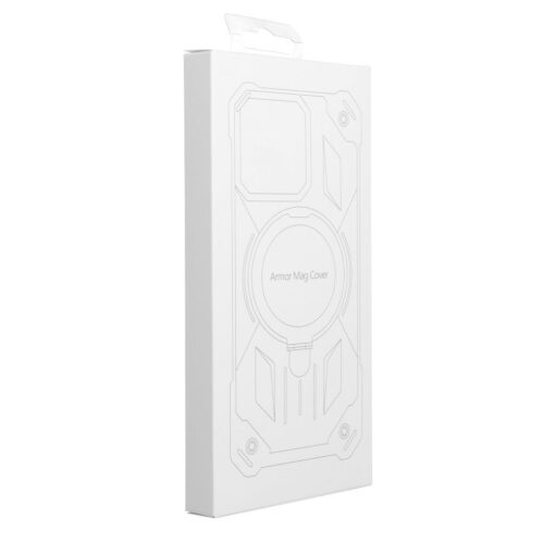 ARMOR MAG COVER kompatibel mit MagSafe für IPHONE 15 Pro Max rot – Bild 7
