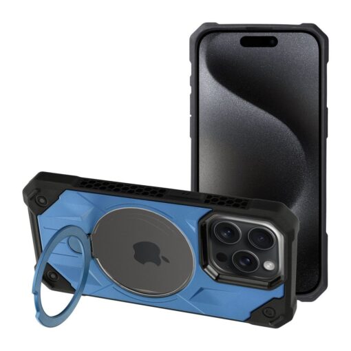 ARMOR MAG COVER kompatibel mit MagSafe für IPHONE 15 Pro Max blau
