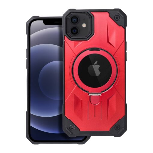 ARMOR MAG COVER Handyhülle kompatibel mit MagSafe für IPHONE 12 / 12 Pro rot – Bild 8