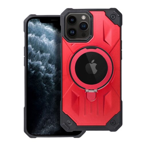 ARMOR MAG COVER kompatibel mit MagSafe für IPHONE 11 Pro rot – Bild 9