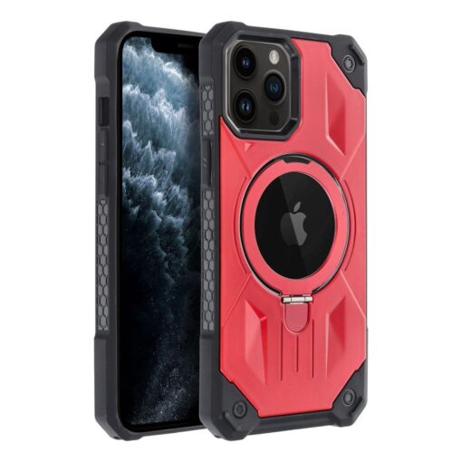 ARMOR MAG COVER kompatibel mit MagSafe für IPHONE 11 Pro rot – Bild 10