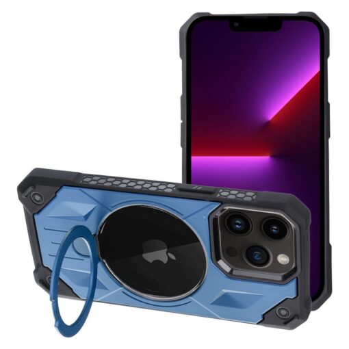 ARMOR MAG COVER kompatibel mit MagSafe für IPHONE 13 Pro Max blau
