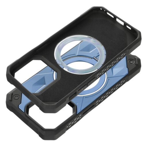 ARMOR MAG COVER kompatibel mit MagSafe für IPHONE 13 Pro Max blau – Bild 3