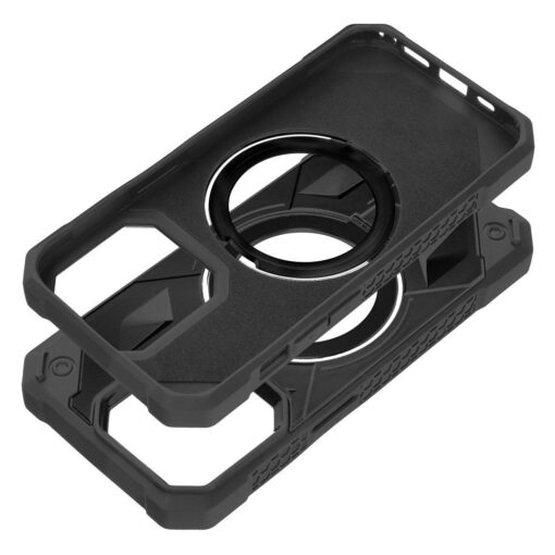ARMOR MAG COVER Handyhülle kompatibel mit MagSafe für IPHONE 13 Pro schwarz – Bild 3