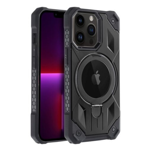 ARMOR MAG COVER Handyhülle kompatibel mit MagSafe für IPHONE 13 Pro schwarz – Bild 10