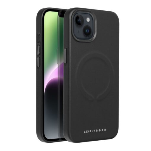 Roar Leather Mag Case - für iPhone 12 Pro Max Schwarz