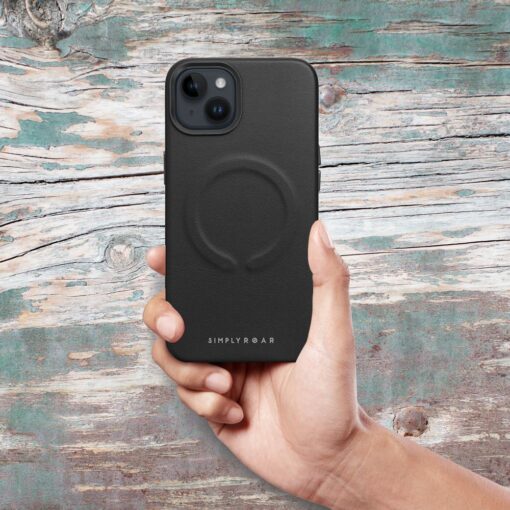Roar Leather Mag Case - für iPhone 12 Pro Max Schwarz – Bild 5