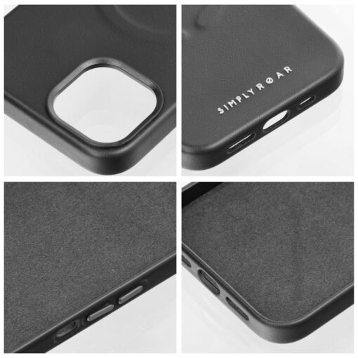 Roar Leather Mag Case - für iPhone 12 Pro Max Schwarz – Bild 9