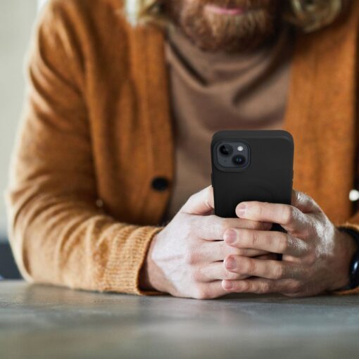 Roar Leather Mag Case - für iPhone 13 Pro Schwarz – Bild 6
