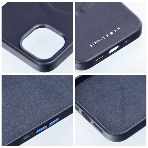 Roar Leather Mag Case - für iPhone 14 Pro Max dunkelblau – Bild 9