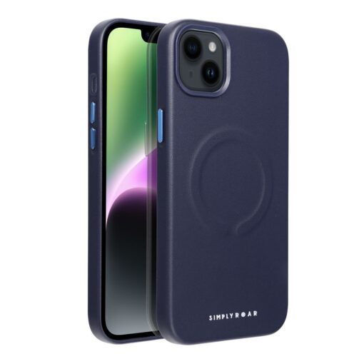 Roar Leather Mag Case - für iPhone 14 Plus dunkelblau – Bild 7