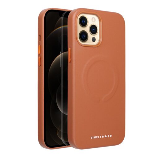 Roar Leather Mag Case - für iPhone 12 Pro Max Braun – Bild 7