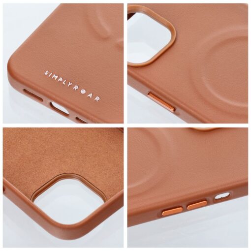 Roar Leather Mag Case - für iPhone 14 Plus Braun – Bild 9