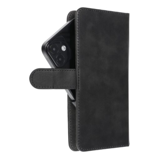 Universal book case COMMON size L for IPHONE 6 PLUS / 7 PLUS / 8 PLUS / XS MAX / 11 PRO MAX / SAMSUNG S20 FE / S21 FE / S10 PLUS / A10 / A32 / A54 / XIAOMI 12 LITE / HUAWEI P30 PRO black