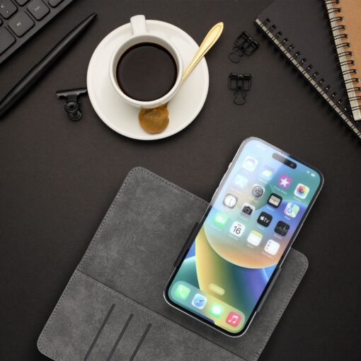 Universal book case COMMON size L for IPHONE 6 PLUS / 7 PLUS / 8 PLUS / XS MAX / 11 PRO MAX / SAMSUNG S20 FE / S21 FE / S10 PLUS / A10 / A32 / A54 / XIAOMI 12 LITE / HUAWEI P30 PRO black – Bild 15