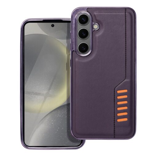 MILANO Handyhülle für SAMSUNG S24 dunkelviolett