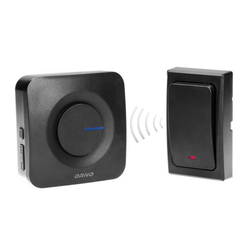 ONDO AC wireless doorbell, plug-in system, battery-free button, 200m. (OR-DB-MT-156)