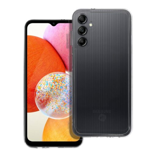 FORCELL F-PROTECT Klare Handyhülle für SAMSUNG A14 4G / A14 5G transparent