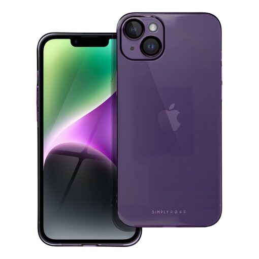 Roar Pure Simple Fit Case - für iPhone 14 Plus Lila