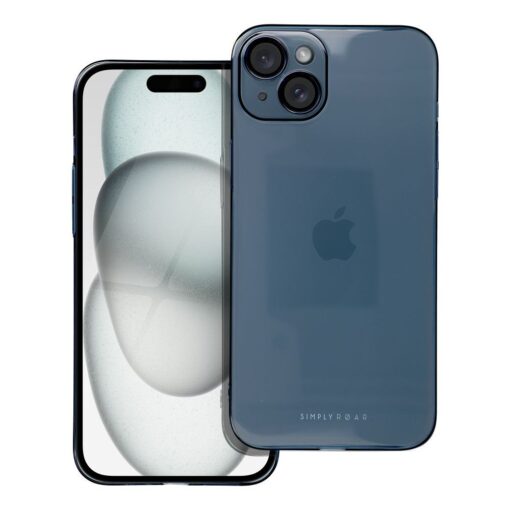 Roar Pure Simple Fit Case - für iPhone 15 Plus dunkelblau