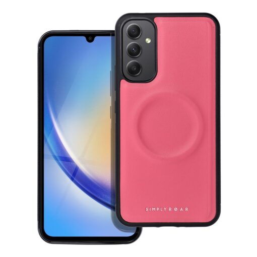 Roar Mag Morning Case - für Samsung Galaxy A34 Rosa