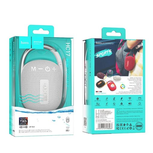 HOCO bluetooth Lautsprecher HC17 grau – Bild 4