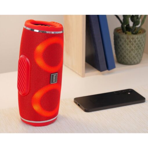 HOCO bluetooth Lautsprecher HC12 sport rot – Bild 7