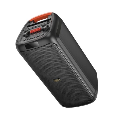 EOL HOCO bluetooth Lautsprecher + 2 x drahtlose Mikrofone HA7 schwarz – Bild 6
