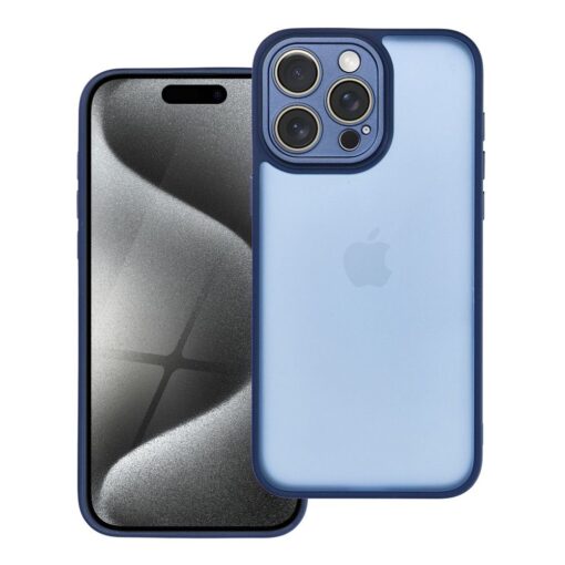 VARIETE Handyhülle für IPHONE 15 Pro Max navy blau