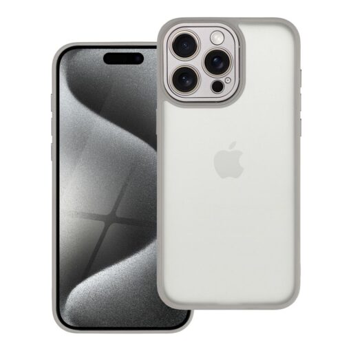 VARIETE Handyhülle für IPHONE 15 Pro Max Stahl